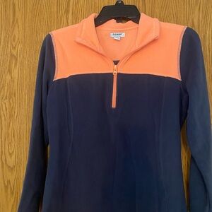 Old Navy Soft Orange Fleece Pullover
